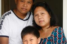 Lourdes Sarmiento cannot afford school fees for her sons. Photo / Dean Purcell, NZ Herald Lourdes Sarmiento cannot afford school fees for her sons. Photo / Dean Purcell, NZ Herald