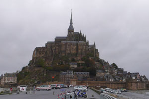 Imposing views of the castle at Mont Saint-Michel. Photo / Peter Calder