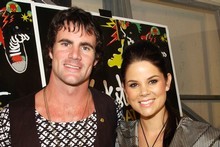 MTV hosts Jay Reeve and Amber Peebles. Photo / Herald on Sunday MTV hosts Jay Reeve and Amber Peebles. Photo / Herald on Sunday