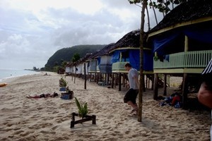 The owners of the Taufua Beach Fales were determined to rebuild what it had taken them 20 years to create. Photo / Supplied