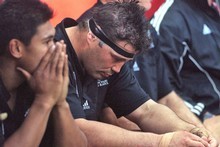All Black Craig Dowd reacts after losing to France in the 1999 World Cup semifinal. Photo / Getty Images All Black Craig Dowd reacts after losing to France in the 1999 World Cup semifinal. Photo / Getty Images
