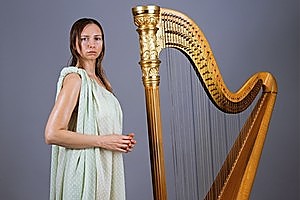 Greasy Harpist by Yvonne Todd. Photo / Supplied.