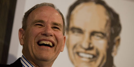 Len Brown celebrates after winning the Auckland Super City election. Photo / Dean Purcell. Len Brown celebrates after winning the Auckland Super City election. Photo / Dean Purcell.