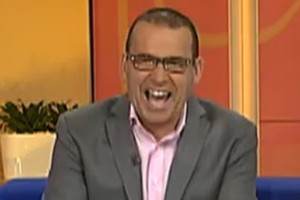 Paul Henry making fun of Sheila Dikshit's name. Photo / Supplied
