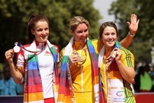 Australia's medal tally is ticking over almost as fast as India's population counter. Photo / Getty Images Australia's medal tally is ticking over almost as fast as India's population counter. Photo / Getty Images