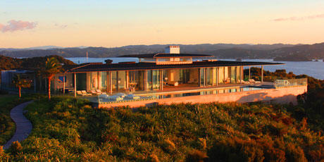 Eagles Nest is set within a 30ha estate, and its guests have included Demi Moore and Ashton Kutcher. Photo / Supplied