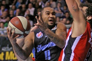 Kevin Braswell during the round two NBL match between the Breakers and the Perth Wildcats at North Shore Events Centre. Photo / Getty Images