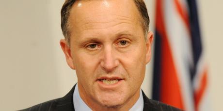 Prime Minister John Key announces that the Hobbit movies will be filmed in New Zealand. Photo / NZPA Prime Minister John Key announces that the Hobbit movies will be filmed in New Zealand. Photo / NZPA
