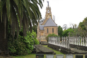 The chapel of St Michael the Archangel at Rockwood Necropolis. Photo / Jill Worrall