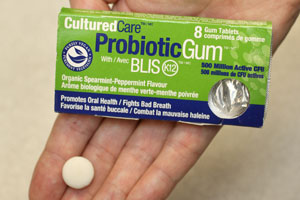 Probiotic gum. Photo / Natalie Slade