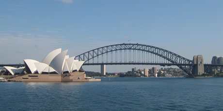 The Sydney Opera House and the Harbour Bridge, as seen from Mrs Macquarie's Point. Photo / Jill Worrall The Sydney Opera House and the Harbour Bridge, as seen from Mrs Macquarie's Point. Photo / Jill Worrall