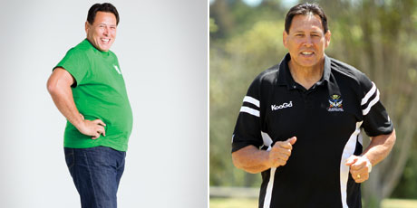 Buck Shelford sheds the weight. Photos / Supplied, Janna Dixon Buck Shelford sheds the weight. Photos / Supplied, Janna Dixon