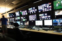 The Sky TV control room in Mt Wellington. Photo / Sarah Ivey The Sky TV control room in Mt Wellington. Photo / Sarah Ivey