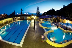 Mt Maunganui's hot salt water pools. Photo / Supplied