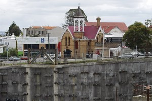 Auckland's Soho Square development was partially funded by failed Strategic Finance. The Reserve Bank is warning of the risks involved in new forms of property investment. Photo / Steven McNicholl