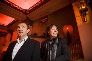 David Inns, Auckland Arts Festival chief executive, and Victoria Carter, chairwoman of the Auckland Arts Festival board. Photo / Paul Estcourt