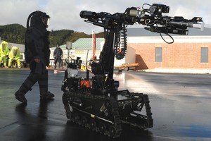 The Defence Force robot. Photo / NZDF
