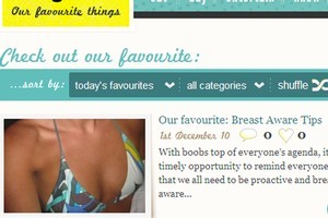 Screengrab of the nzgirl site.