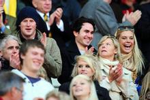 Prince Harry, left, and his girlfriend Chelsy Davy, right, look on during the Investec Challenge Series match between England and Australia at Twickenham on November 7, 2009 in London, England. Photo / Getty Images Prince Harry, left, and his girlfriend Chelsy Davy, right, look on during the Investec Challenge Series match between England and Australia at Twickenham on November 7, 2009 in London, England. Photo / Getty Images
