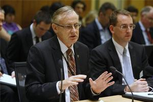 Reserve Bank Governor Alan Bollard. Photo / Mark Mitchell.