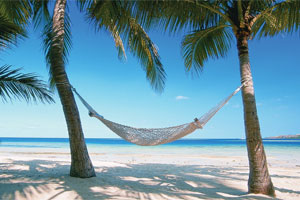 It seems this Fijian beach scene is many people's idea of the perfect holiday. Photo / Supplied