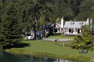 The Alan Pye Cottage at Huka Lodge. Photo / Supplied