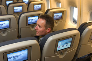 Air New Zealand's long-haul boss Ed Simms says the airline is concentrating on comforts in the cabin. Photo / Paul Estcourt