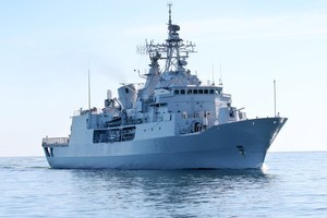 HMNZS Te Mana. File photo / Bay of Plenty Times