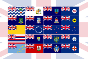 The New Zealand flag is lost in a sea of blue and Union Jacks. Photos / Supplied