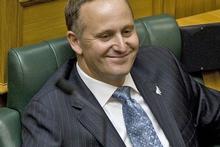 Prime Minister John Key after delivering his speech yesterday. Photo / Mark Mitchell Prime Minister John Key after delivering his speech yesterday. Photo / Mark Mitchell