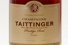 Champagne Taittinger Prestige Rose NV. Photo / Steven McNicholl Champagne Taittinger Prestige Rose NV. Photo / Steven McNicholl