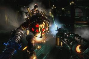 A grumpy 'Big Daddy' in Bioshock 2.