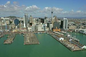 When Queen's Wharf (right) and Eden Park upgrades are combined, ratepayers are suddenly staring at a new $140 million impost for the World Cup. Photo / Supplied