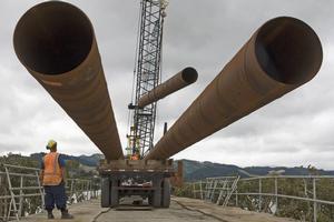 The new bridge near Thames is already bringing economic benefits to the area. Photo / Paul Estcourt