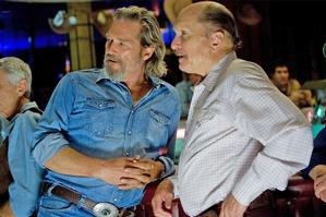 Co-star Robert Duvall (right) was instrumental in getting Bridges on board. Photo / Supplied