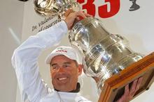 Sir Russell Coutts savours the moment yesterday after BMW Oracle won the America's Cup from Alinghi. Photo / AP Sir Russell Coutts savours the moment yesterday after BMW Oracle won the America's Cup from Alinghi. Photo / AP