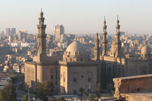 The Mosque of Sultan Hassan from al Qalaa. Photo / Jill Worrall