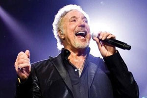 Tom Jones in concert. Photo / Supplied