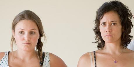 Nicole Thomson (left) and Miriama McDowell in Havoc in the Garden . Photo / Supplied Nicole Thomson (left) and Miriama McDowell in Havoc in the Garden . Photo / Supplied