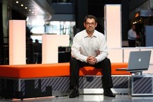 Eric Kearley head of TVNZ's Digital channels on set of the new channel U. Photo / Richard Robinson. 