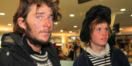 Nilaya's skipper Jarle Andhoy (left) and Samuel Massie (right) who is also believed to be onboard. Photo / NZPA