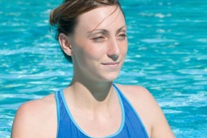 When aqua jogging, keep yourself in an upright position. Photo / Thinkstock