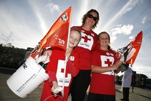 Unlike big banks, volunteers demand no glory for their contributions to the quake-relief effort. Photo / Getty Images