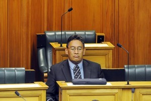 Hone Harawira, returns to the debating chamber as an independent today. Photo / NZPA