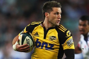 The Hurricanes' Cory Jane-anchored, talent-laden back three will be up against a Sitiveni Sivivatu-led Chiefs' backline. Photo / Getty Images