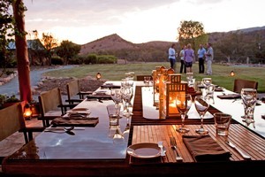 Waiting for dinner at Arkaba. Photo / Supplied