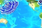 An animation showing the spread of the tsunami across the Pacific Ocean. An animation showing the spread of the tsunami across the Pacific Ocean.