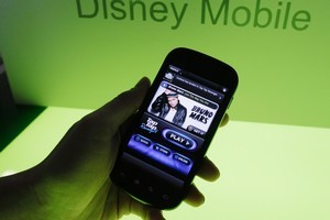 Tap Tap Revenge, an app for Android 3.0 Honeycomb operating system, is shown on an motorola Xoom tablet. Photo / AP