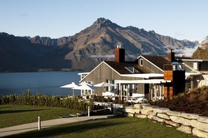 Matakauri Lodge occupies a spectacular site overlooking Lake Wakatipu. Photo / Supplied