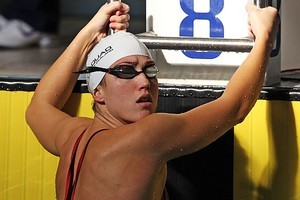 Melissa Ingram competes in the Women's 200m backstroke. Photo / Getty Images